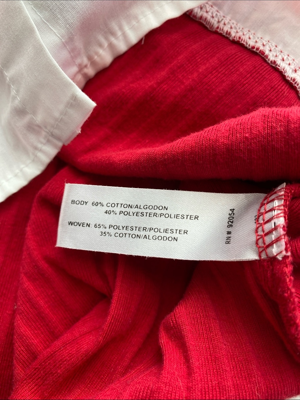 Carolyn Taylor 2 in 1 Layered Poplin Collar Sweater Top Red Size XL Office - Picture 5 of 6